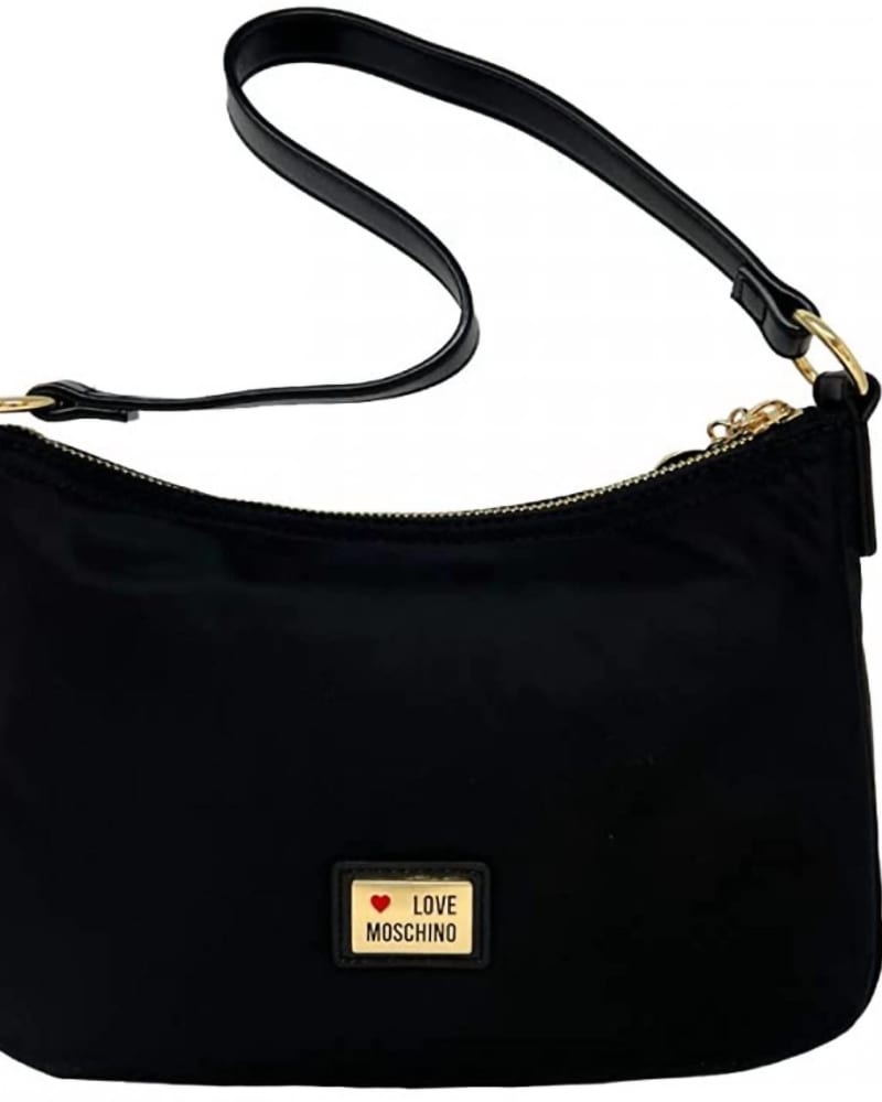 Front of a size One size Full Of Love Bag in Black in Black by MOSCHINO. | dia_product_style_image_id:328800